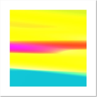 yellow orange pink gradient texture Posters and Art